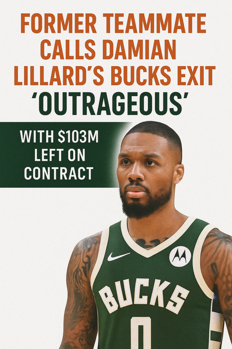 Former teammate calls Bucks’ Lillard move ‘outrageous’ after $103M contract stretch