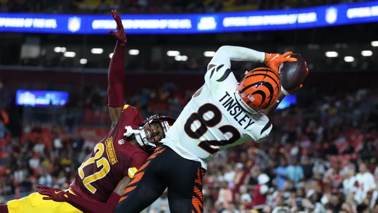 Mitchell Tinsley shines in Bengals preseason win with two touchdowns