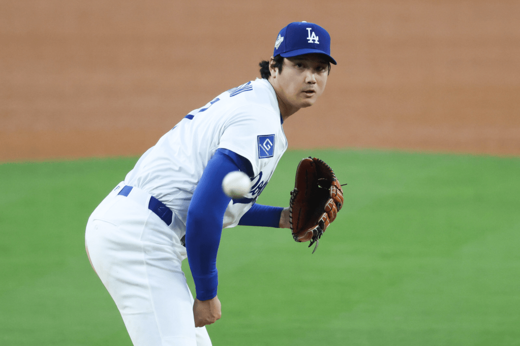 Shohei Ohtani Pitching final spring training game dodgers 2026