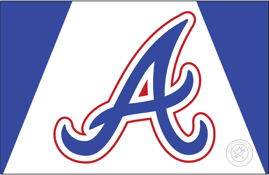 The first Atlanta Braves City Connect cap logo, worn from 2023 to 2025.