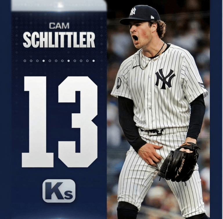 Yankees pitcher Cam Schlittler earns Knicks champion’s praise after 13K Bronx gem