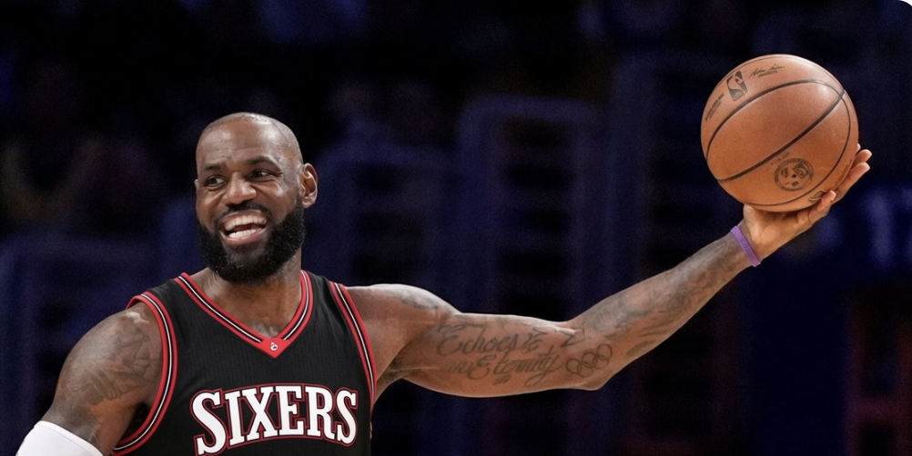 LeBron James 76ers edit